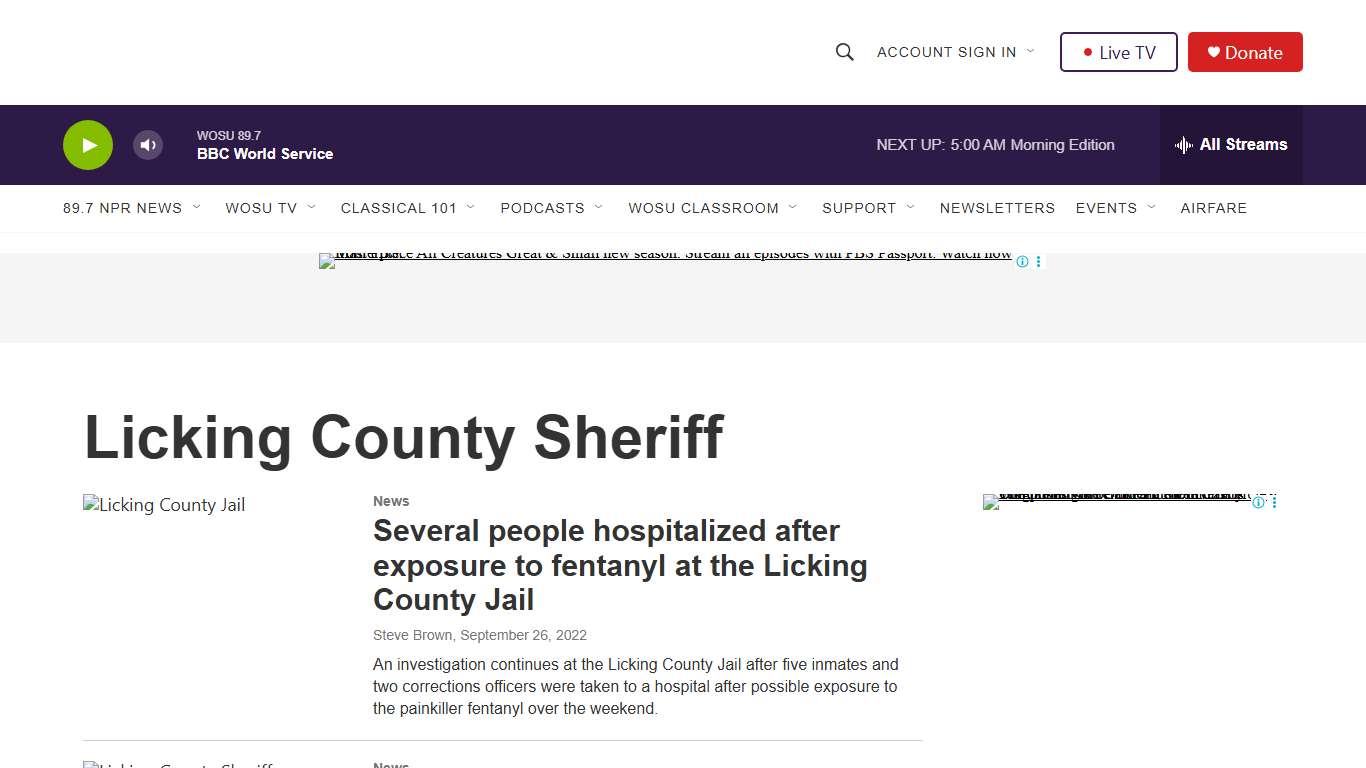 Licking County Sheriff | WOSU Public Media